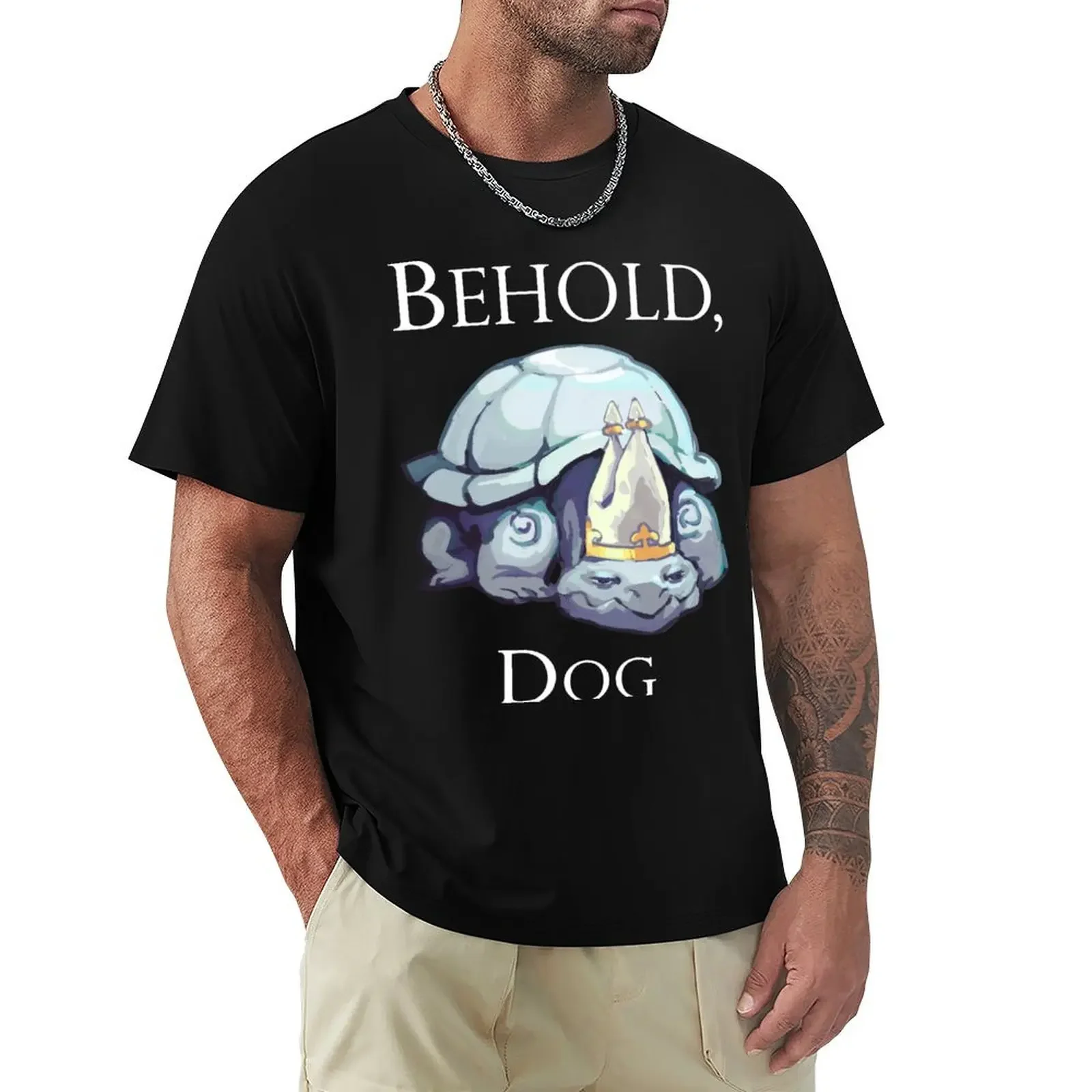 

king behold, dog T-Shirt graphic tee shirt cotton graphic tees man t shirt summer top outfits for men