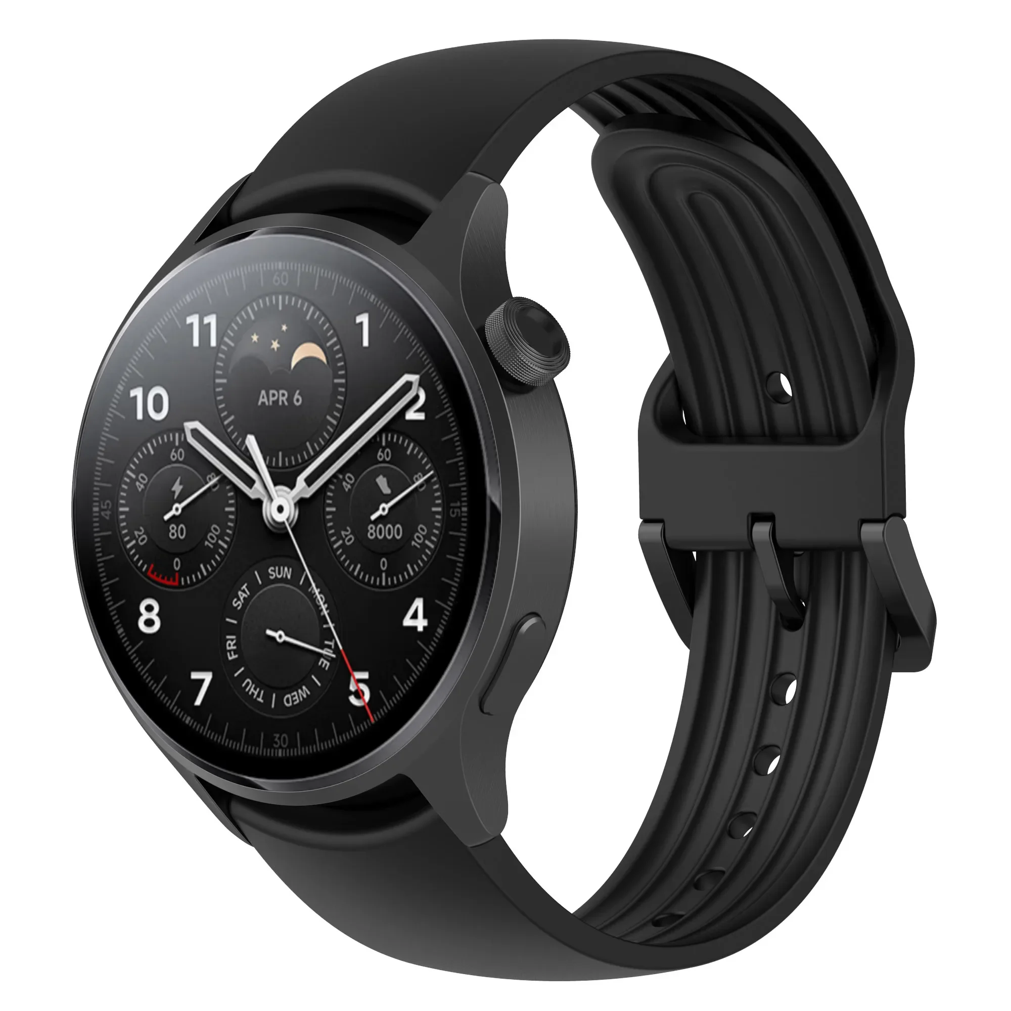 Ремешок силиконовый для Xiaomi Watch S1 Pro/S1 Active Watch Band, браслет для Mi Watch S1, Color 2, Huawei Watch GT 3, 2, 46 мм