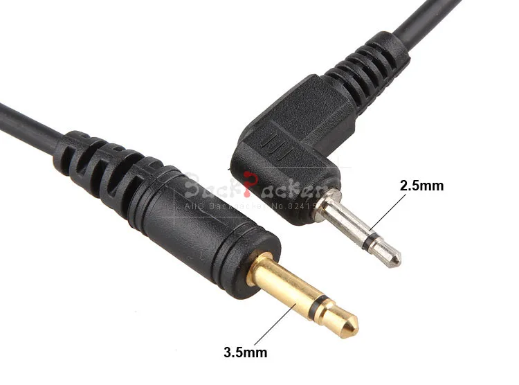 10PCS PC-2.5mm Male Camera Flash PC Sync Cable Screw Lock Fits for Photo Studio Accessories Trigger Godox Wholesale