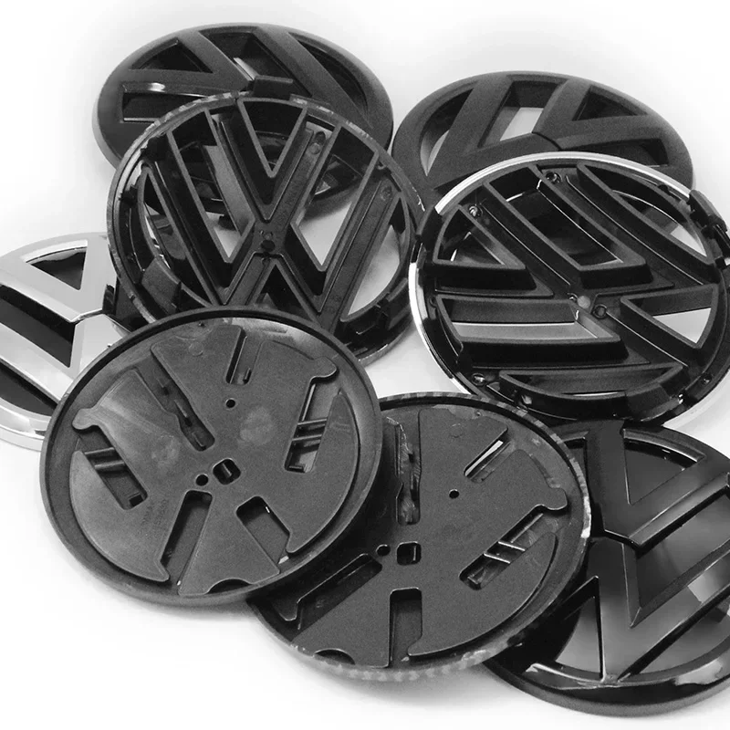 

Эмблема-значок для автомобиля 120 мм/110 мм, передний и задний значок на капот и багажник, 6R0 853 600A, аксессуар для Volkswagen Polo 2011-2013