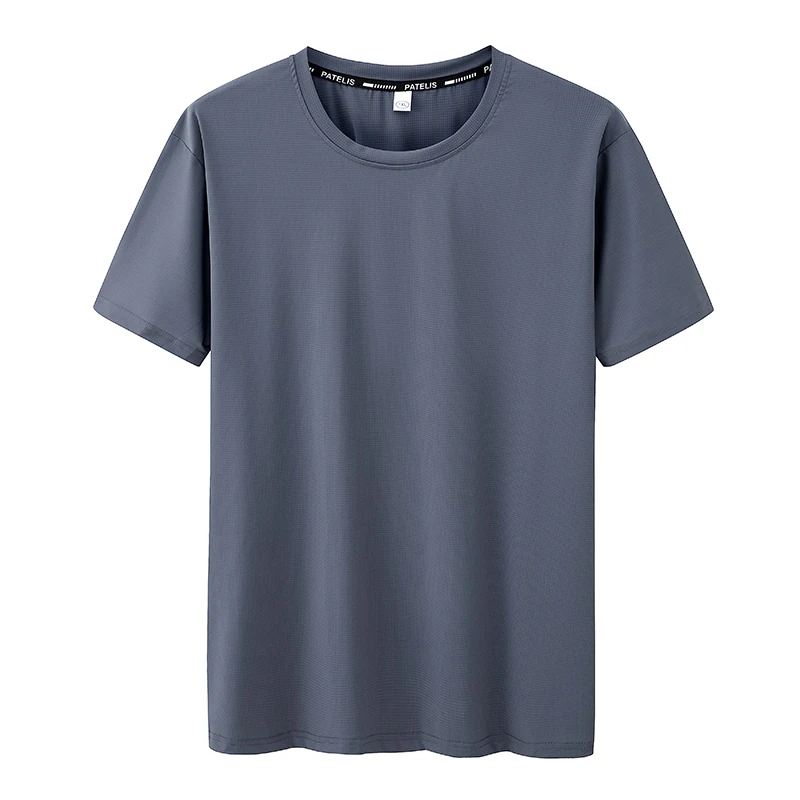 Plus Size T-shirt for Men 6XL Quick Drying T-shirt Fitness Running Tees Summer Round Neck Short Sleeve Tops 110-175kg