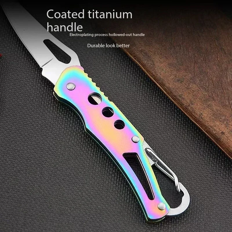 Mini EDC Stainless Steel Folding Knife Outdoor Camping Fishing Self Defense Portable Open Box Multi Style Folding Knife