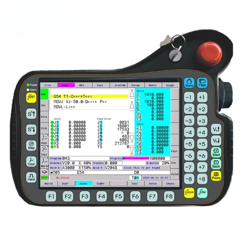 NEWKer 6 محور وحدة تحكم روبوت باستخدام الحاسب الآلي لذراع الروبوت الصناعي #1