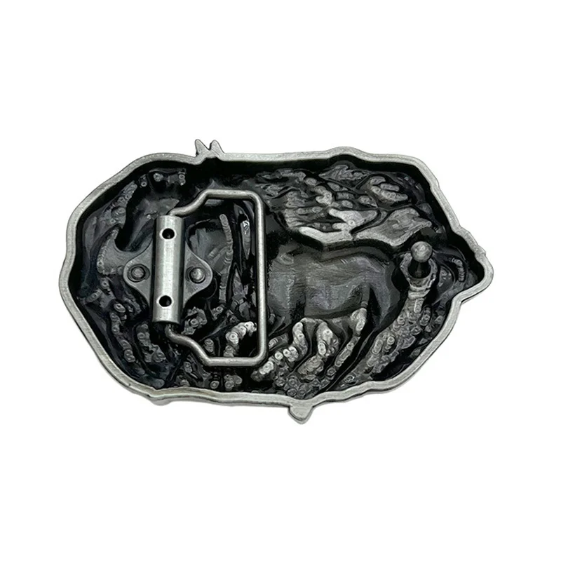 Hebilla de cinturón Mustang estilo occidental