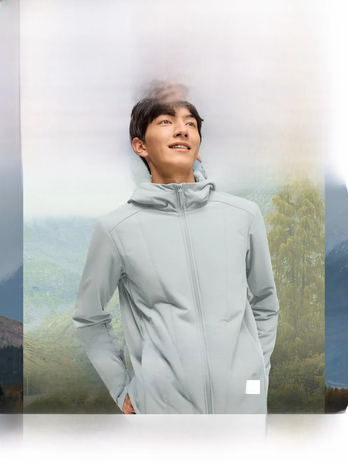 

Мужская утепленная куртка Bananain с капюшоном, спортивная, теплая, зимняя верхняя одежда, приталенный крой, длинный рукав, на молнии, цветная