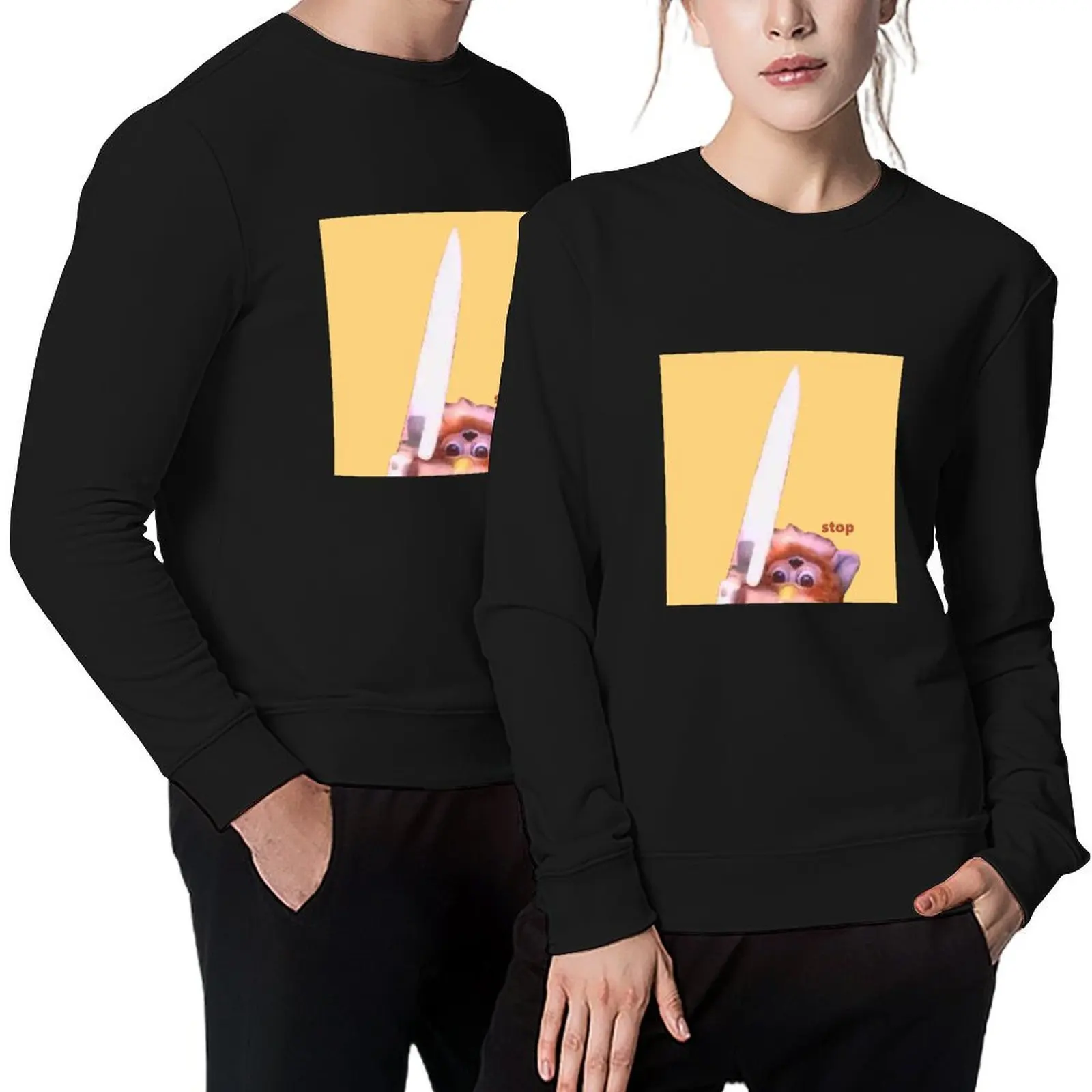 

unhinged furby Pullover men clothes mens clothes tracksuits autumn clothes oversize sweatshirts