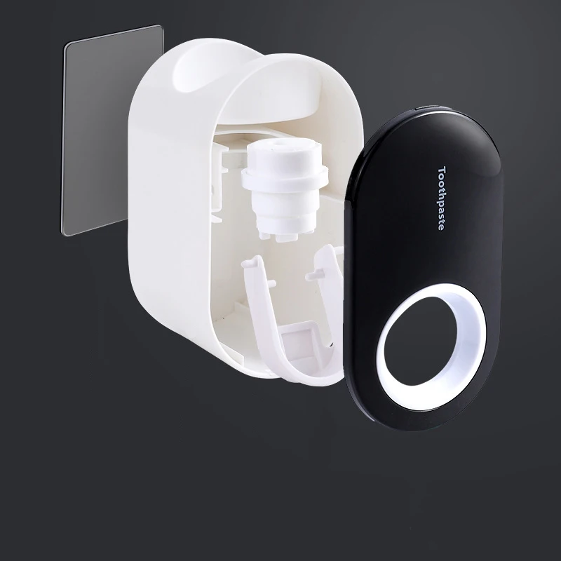 Bathroom Accessories Sets Automatic Toothpaste Dispenser Wall Mount Toothpaste Squeezer Dust-proof Toothpaste Storage Holder