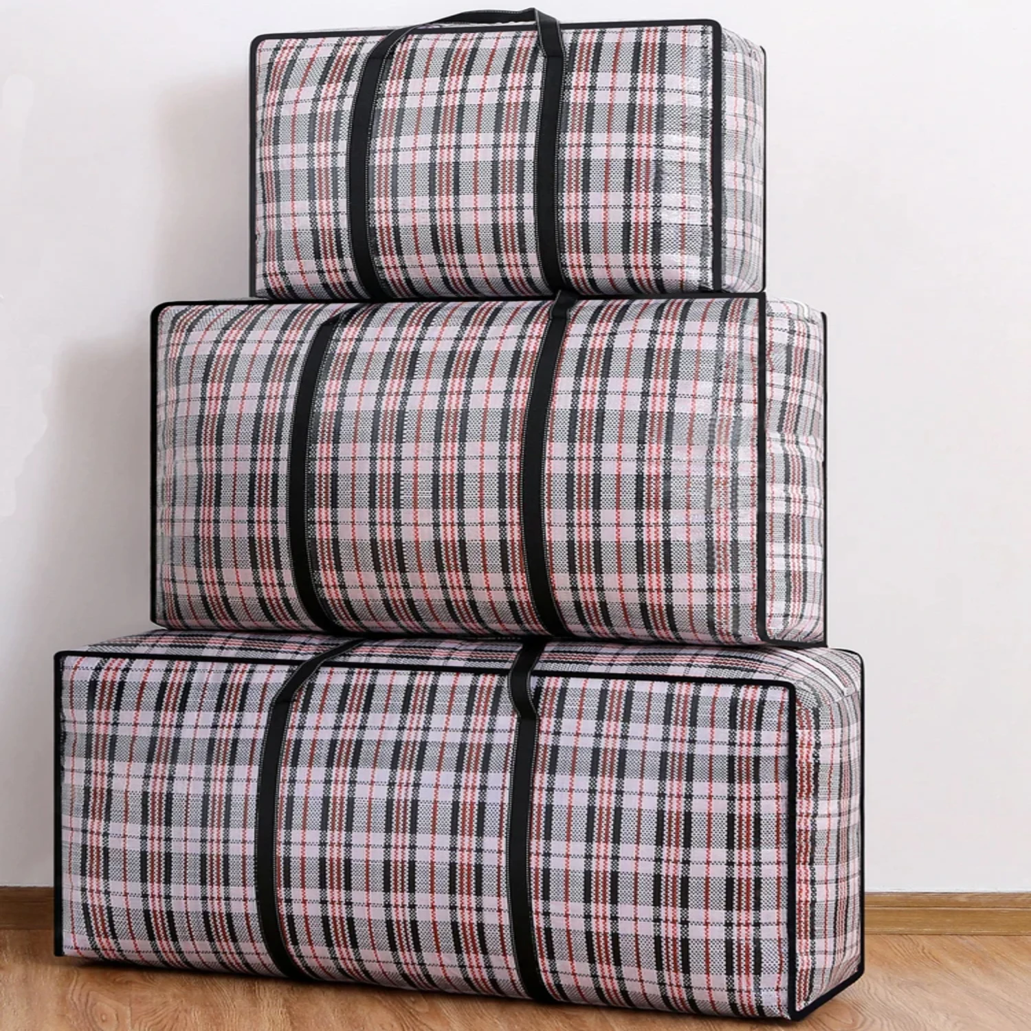 Large Capacity Foldable Woven Cotton Quilt Storage Box for Moving Clothes - 1PC Mobile Box Replacement