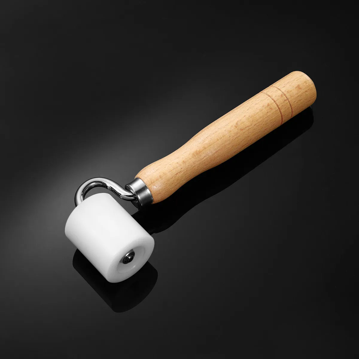Heavy Duty Wallpaper Seam Roller Pom Wood Material Comfortable Grip for Wall Decoration DIY Use Pressure Roller Tool for Seaming