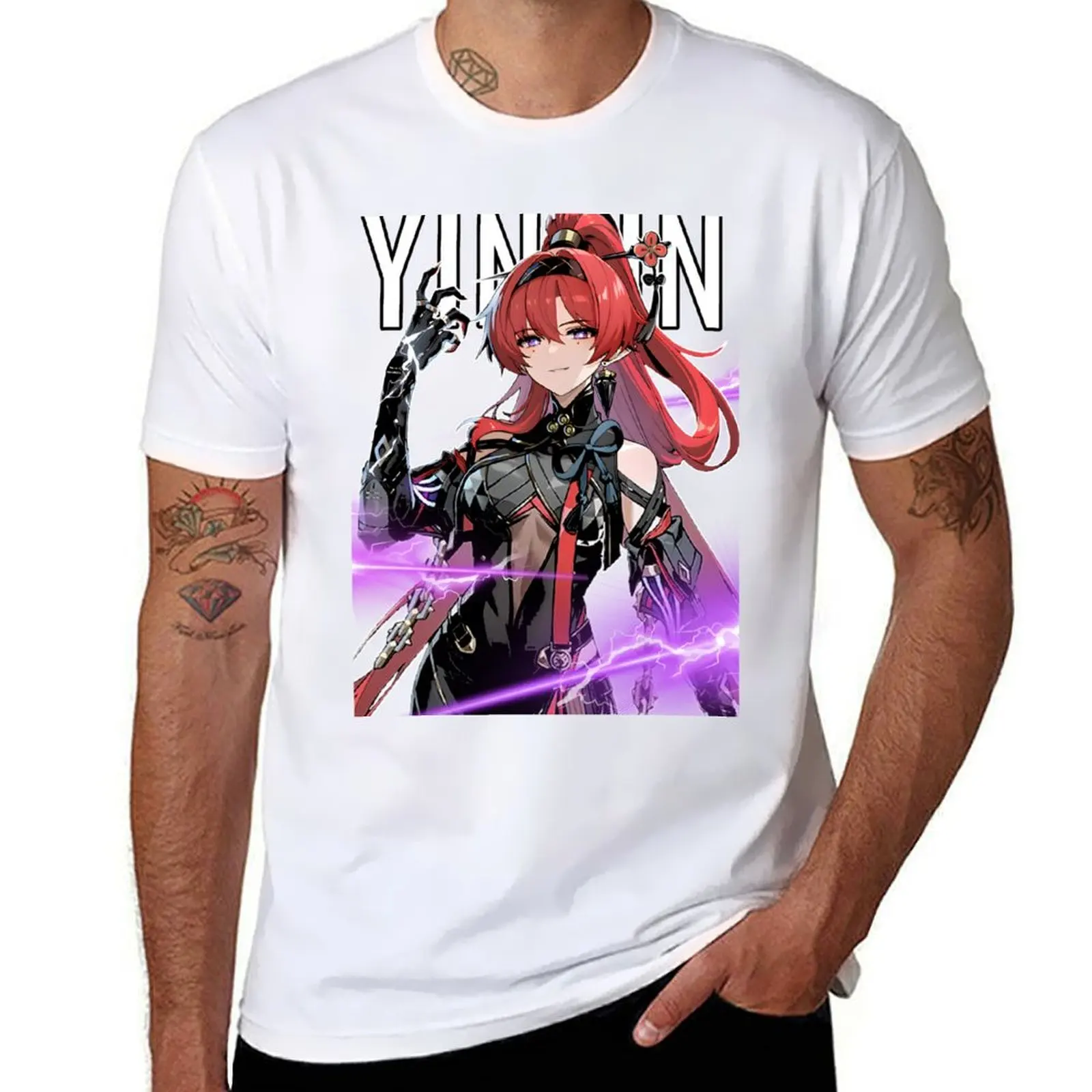 

Wuthering waves Yinlin tshirt fan Wuthering waves shirt fan Yinlin Wuthering stickers T-Shirt funny t shirts man T-Shirt