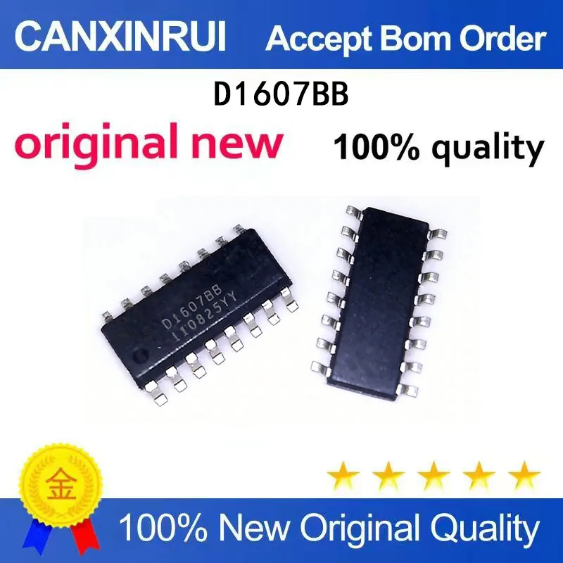 (5-100 Pieces) Brand new stock D1607BB-SC3-FA2 D1607BB SOP-16