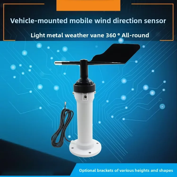 RS485 360° Polycarbonate Wind Speed Direction Sensor Transmitter for Meteorological Monitoring Construction Site Tower Crane