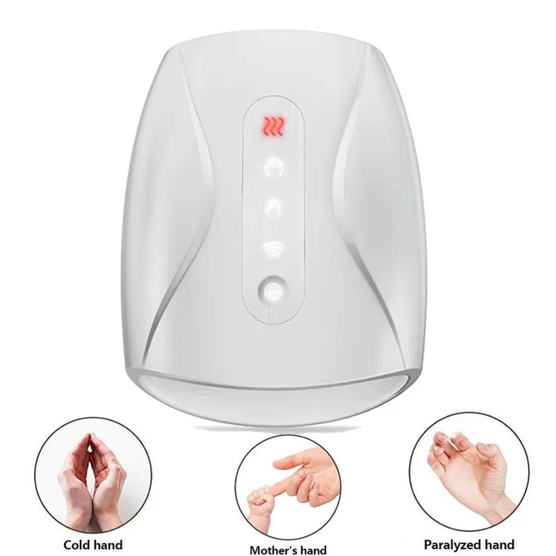 

Electric Hand Massager Heat Cordless with Air Compression Finger Acupoint Palm Finger Massage Machine for Arthritis Pressure