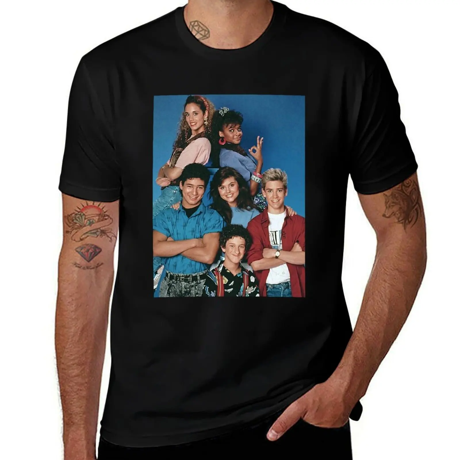

Saved by the Bell For Fans T-Shirt cotton t shirt man t shirts for man slim fit t shirts designer T-Shirt