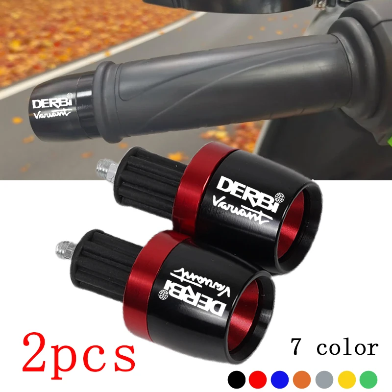 

For DERBI EBE EBS D50B0 VARIANT SPORT R GPR Accessories Motorcycle Handlebar Grips Handle Bar Cap End Plugs