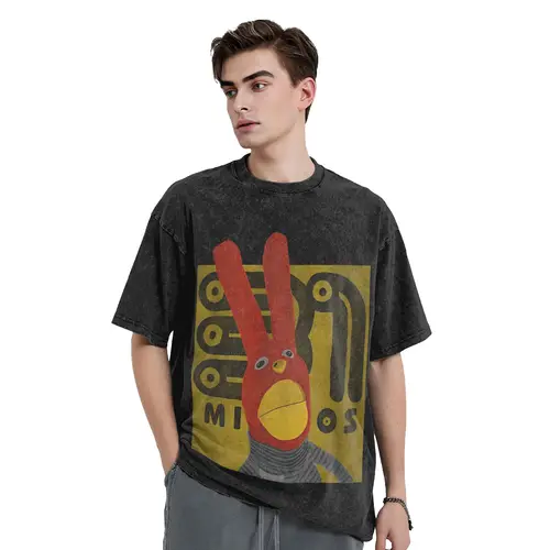 Imagen 2 del producto Camisas lavadas Harajuku 31 Minutos Juan Carlos Bodoque y traje de amigos camisetas novedosas ropa de calle de gran tamaño