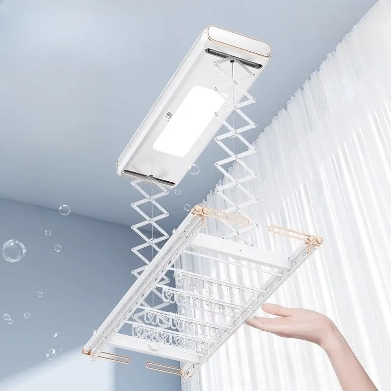 

Electric drying rack balcony intelligent remote control lifting automatic clothes