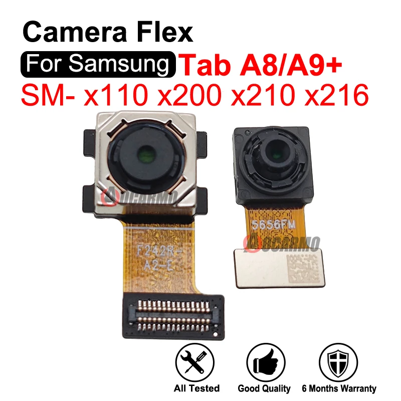 For Samsung Galaxy Tab A8 SM- X200 X205/ A9 Plus A9+ X210 X216 Back Big Main Camera Front Camera Flex Cable Repair