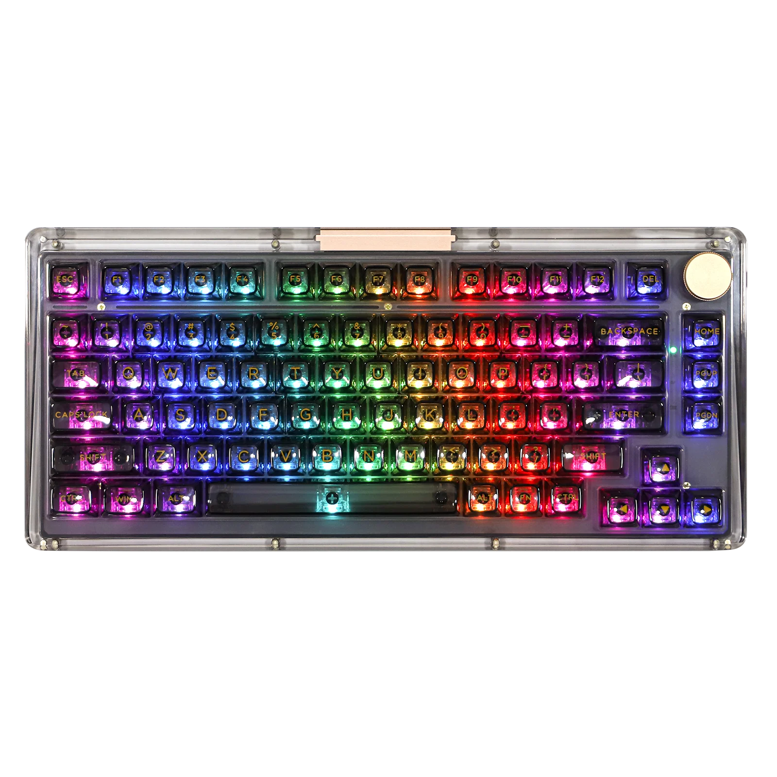 KiiBOOM Phantom 81 V3 Custom 75 Hot Swappable Acrylic Gasket Tri Mode Wireless Mechanical Keyboard for Windows Mac Gift
