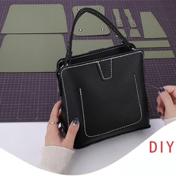 1Set Hand Stitching DIY Handbag Bag Kit Making Material Semi-finished Products Sewing Leather Craft Accessories