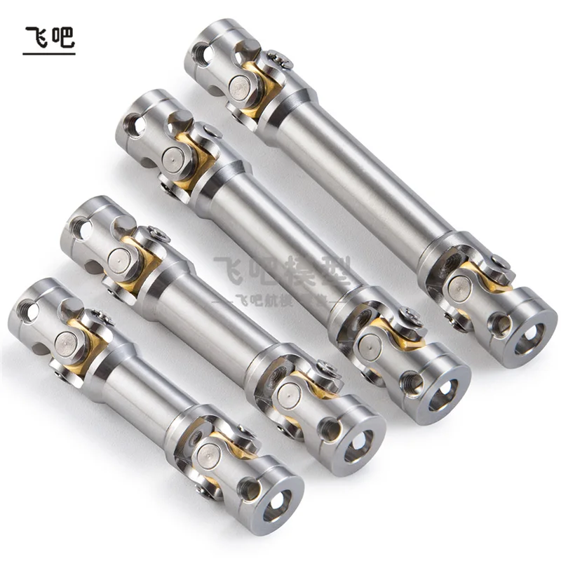 Metal Stainless Steel Transmission Shaft Universal Joint for 1/14 1/10 RC Crawler Car Tamiya Truck SCANIA 770S Volvo MAN LESU