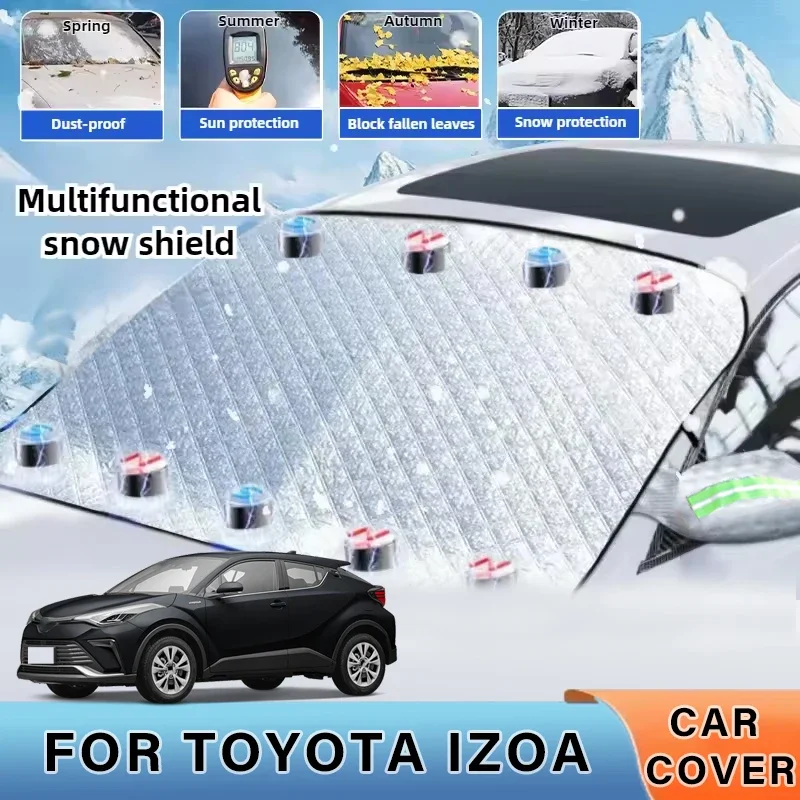 

Thickened Car Now Sunshade Windshield Cover With 5/9 Magnets UV Protection Anti Snowboard Sunlight For TOYOTA IZOA