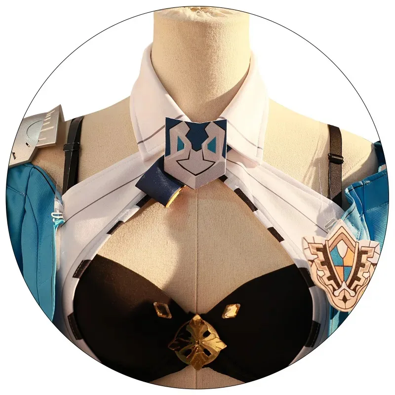 لعبة هونكاي إمباكت 3rd ملحقات الدعائم التأثيرية بيانكا أتايجينا زي شعر مستعار ملابس عيد الميلاد