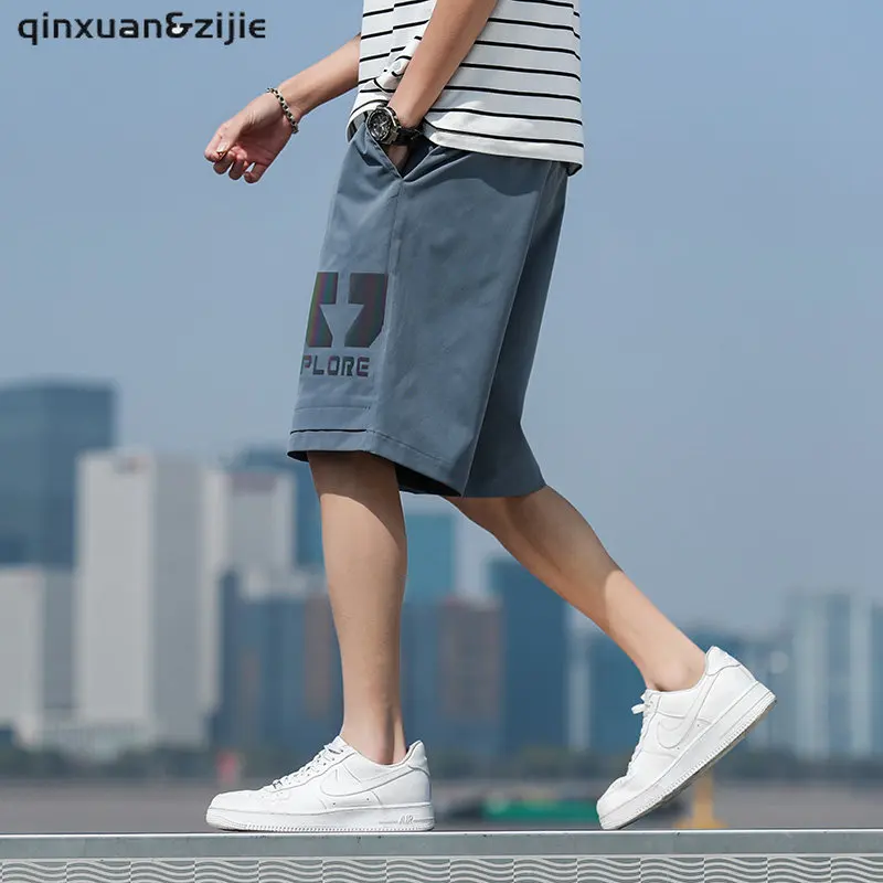 

New Summer Casual Print Shorts Men Fashion Style Loose Bermuda Beach Shorts Breathable Sport Boardshorts Men Sweatpants