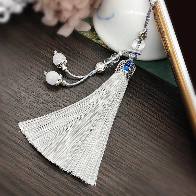 Colorful Polyester Silk Tread Tassel Cotton Tassels Trim For Sewing Curtains Accessories pendant DIY Decoration