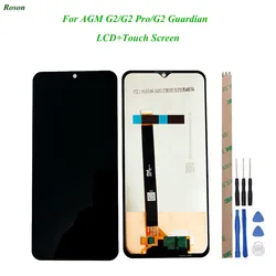 New Original For AGM G2/G2 Pro/G2 Guardian 6.58inch LCD Display and Touch Screen + Assembly Repair Parts With Tools And Adhesive