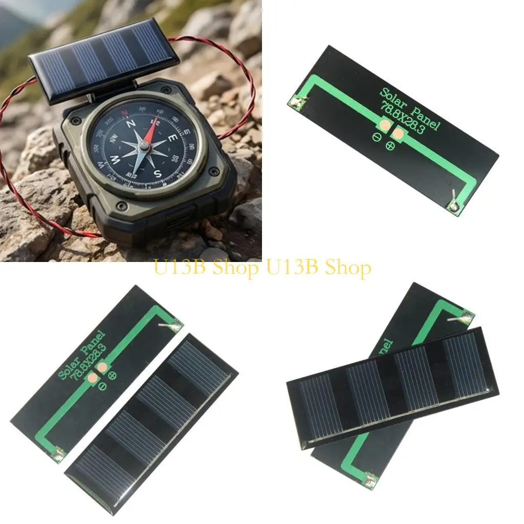 U13B Mini Polysilicon Solar Charging Board Perfect For Science Experiments Crafts