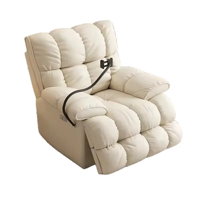 Small apartment, first-class space capsule sofa, single-seater, multifunctional electric massager, lazy reclining chair, rocking