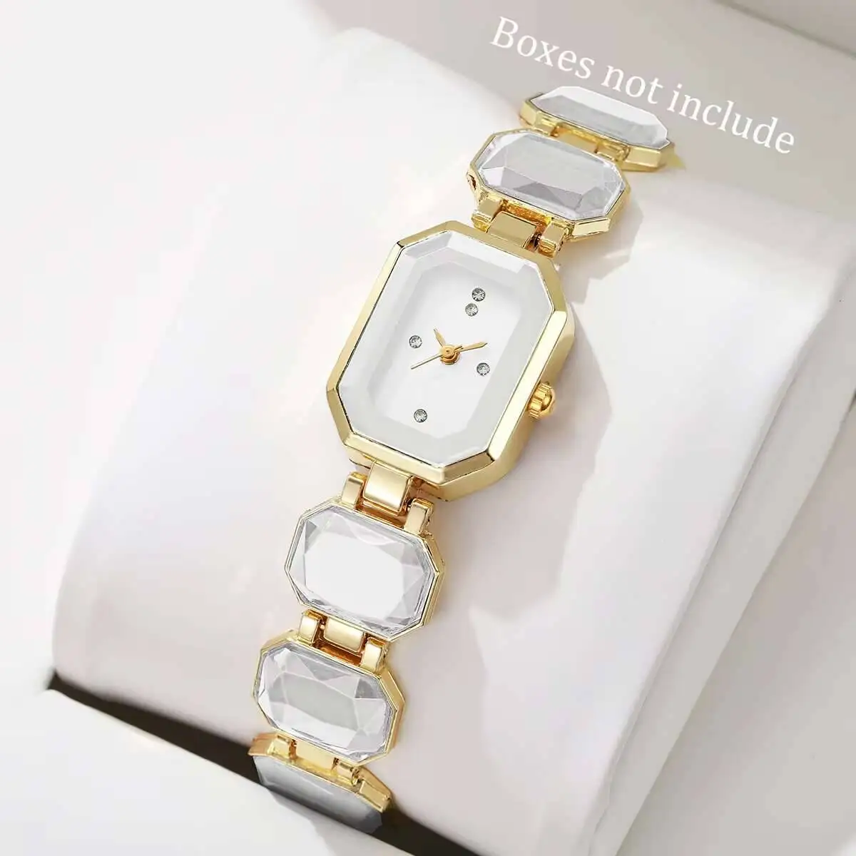 Elegant Women's Watch Fashion Rectangle Dial Ladies Quartz Wrist Watches Girls Clock Reloj Hombre（Without Box）