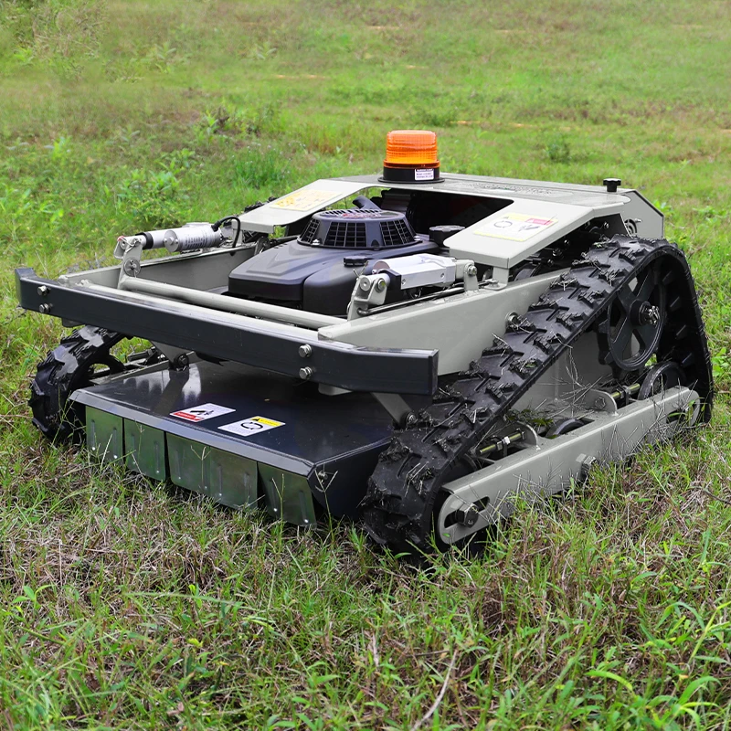 1 Shipping CE EPA Euro V Certified 4-Stroke Industrial Grade Remote Control Lawn Mower 55/80/100cm 1 1 Slope