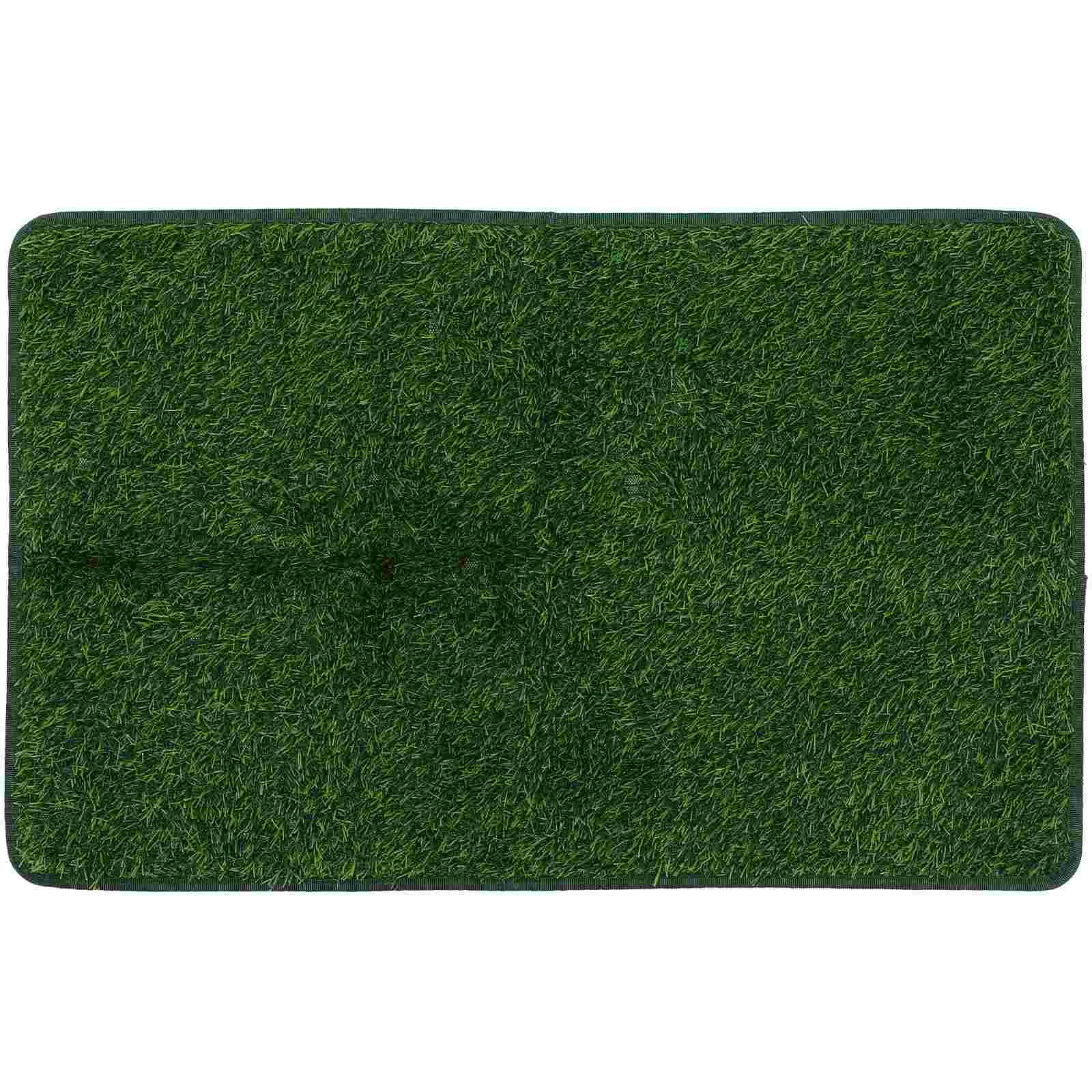 Pet Mat Artificial Grass for Dogs Portable Pad Decorative Pee Decoration Cage Baby Cages Indoor