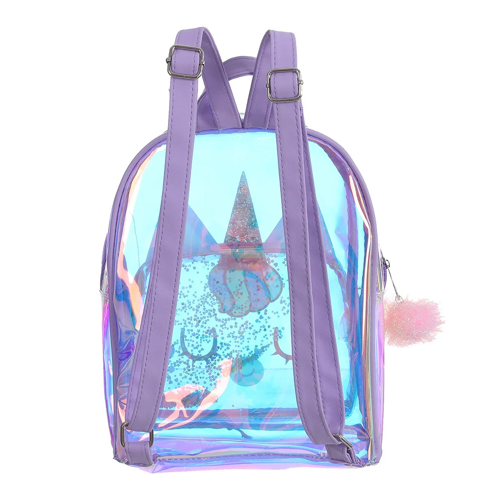 Mochila Infantil de Unicórnio Adorável para Crianças, Bolsa de Ombro Dupla, Mochila Escolar de Desenho Animado para Meninas, Uso Diário, Bolsa de Armazenamento para Viagem