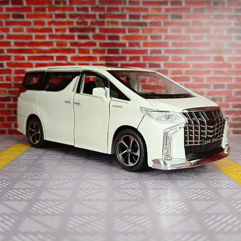 

1:32 Realistic Nanny Van Model Durable Alloy Material Six Movable Doors Elegant Business Look Nice Display Piece And Toy For Boy