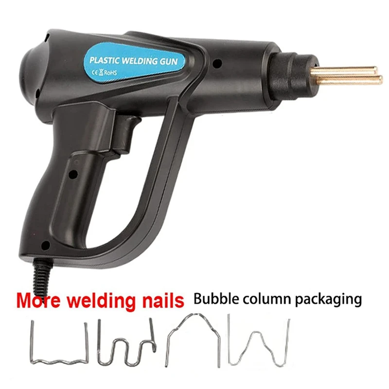 SEWS-70W Hot Stapler PVC Plastic Welder Welding Machine Bumper Soldering Iron Garage Tools Car Bumper Repair Kits(EU Plug)