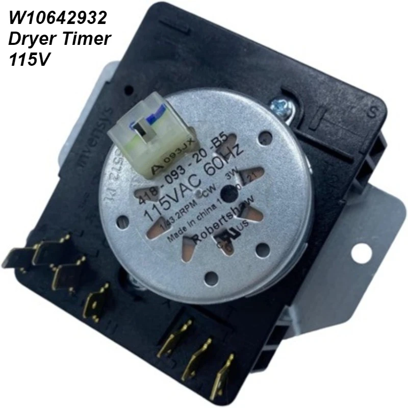 

W10642932 Dryer Timer 115V - Replaces WPW10642932. Compatible with Whirlpool & Kenmore Electric Dryers