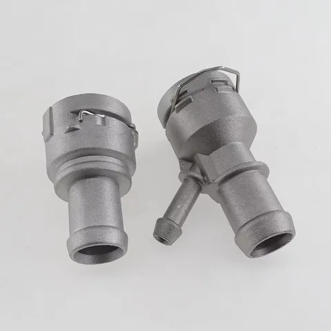 1K0122291 3B0122291B Новый комплект фланцев для шланга охлаждающей жидкости, алюминиевый, для VW Golf Jetta Passat Audi TT A3 Q3