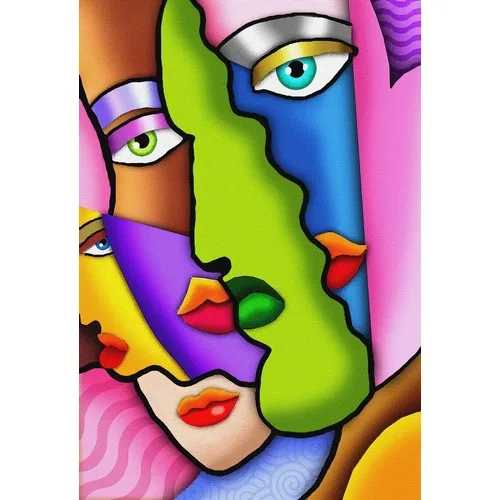 Nova Jigsaw Puzzle 1000 Piece Colorful Abstract Faces Puzzle - James Nemec