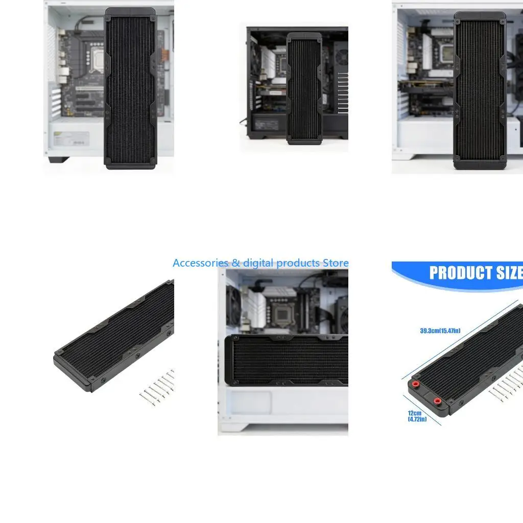 77JD Efficient 18 Pipe Aluminum Water Cooling Radiator For Gaming Builds
