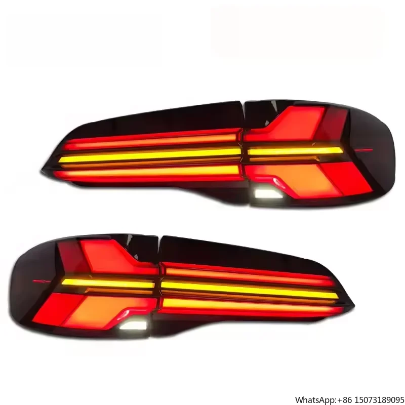 

Задние фонари для BMW X5 G05 2019-2023, светодиодная система освещения, новые модернизированные последовательные задние фонари LCI, автозапчасти