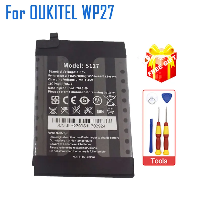 

New Original OUKITEL WP27 Battery Inner Cell Phone Battery S117 Battery Accessories For OUKITLE WP27 Smart Phone