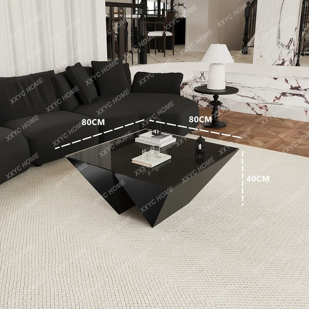 Transparent Modern Coffee Table Glass Organizer Clear Coffee Table Aesthetic Cheap KPostmodern Furniture