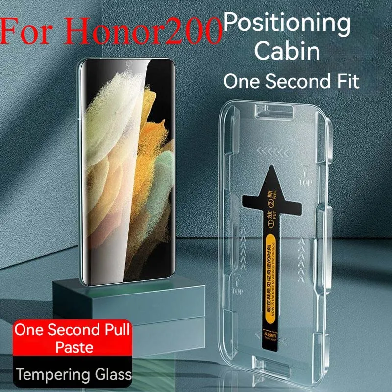 Honor200Pro Dust-Free Cabin Tempering Glass For Honor 200Pro Screen Protector Honor200 Full Coverage Film Second Pasting