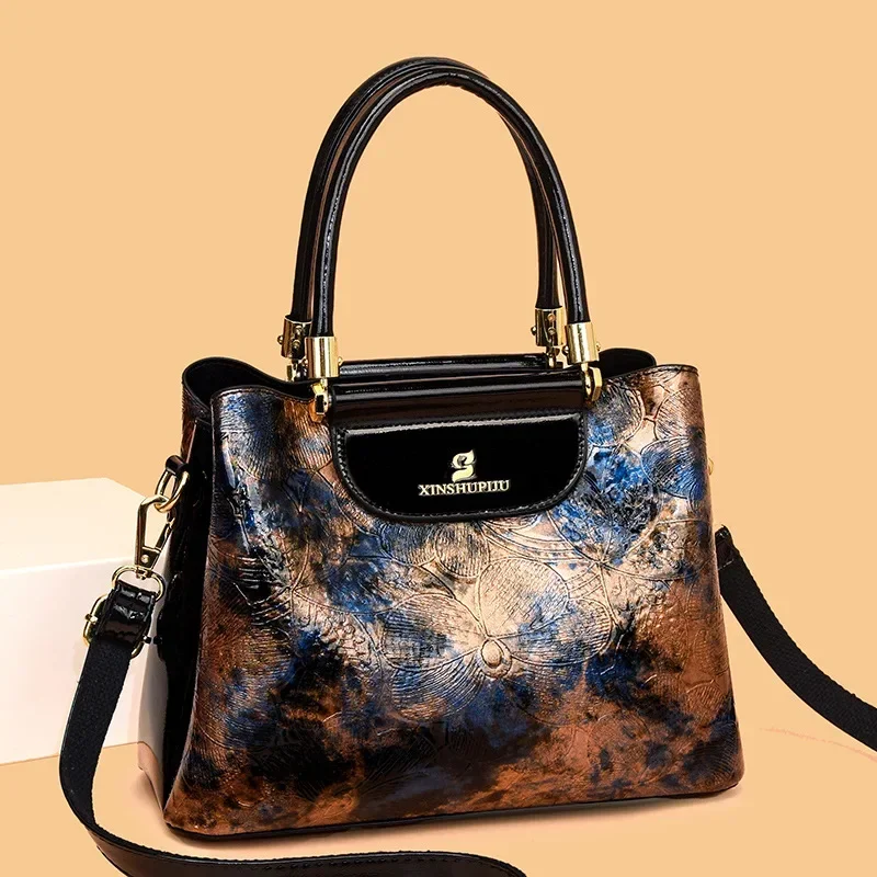 Shoulder bags for women European and American retro fashion trend handbag niche design versatile temperament  messenger bag