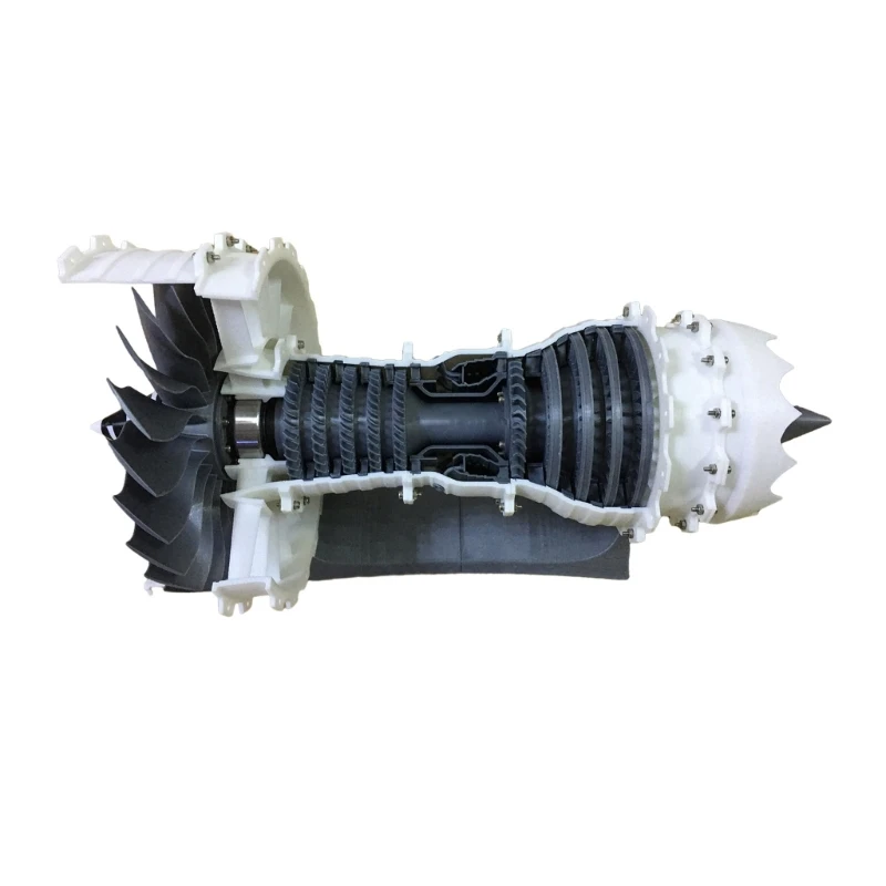 High Simulation Airplanes Engine Model Toy Mechanical Science Desktop Ornaments Engine Model Kits, Turbofan Engine Model