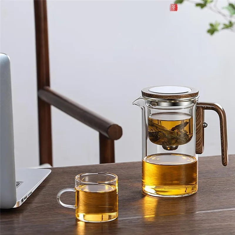 

600Ml Magic Teapot Water Separation Glass Teapot Magic Teapot With Infuser Glass Teapot With Strainer