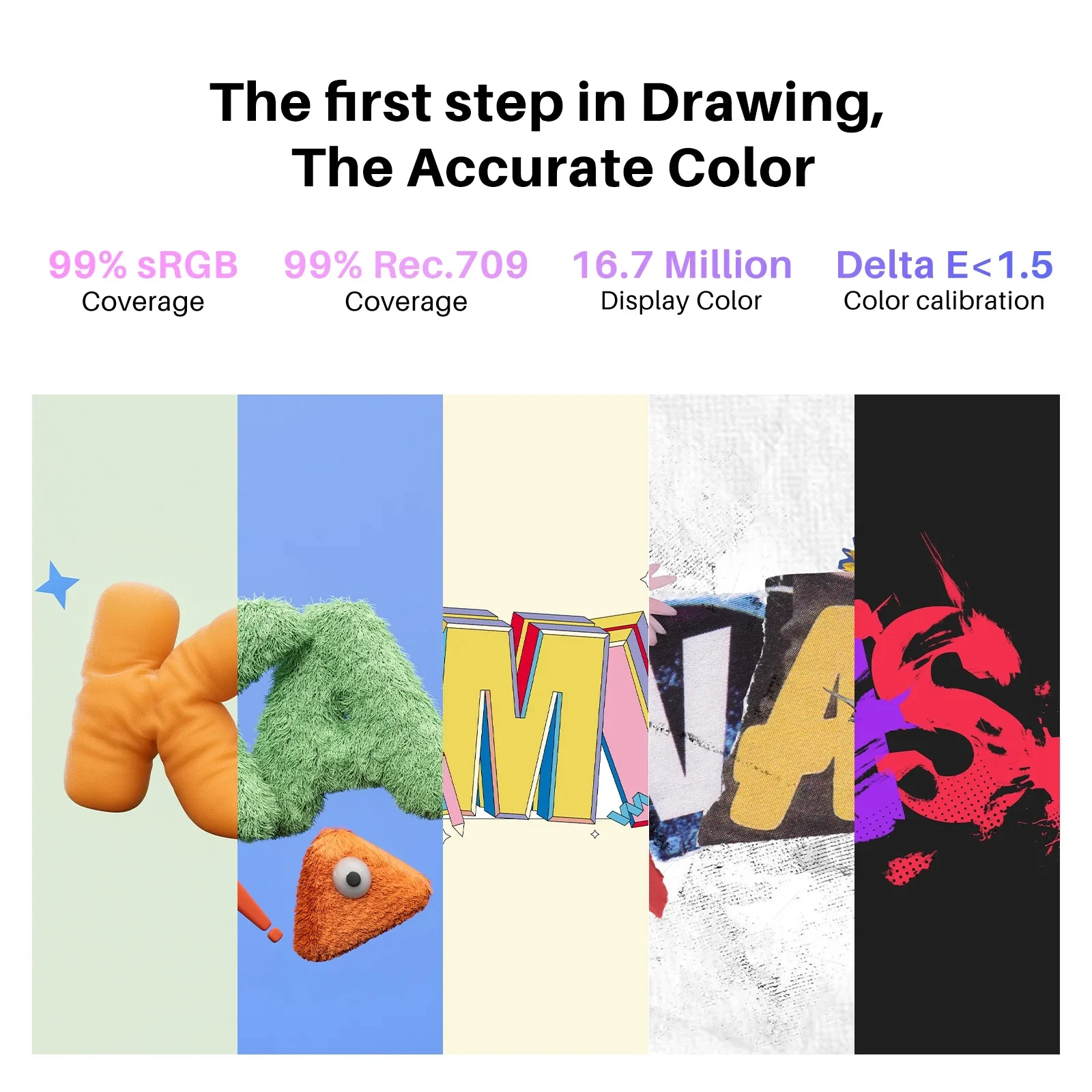 Huion Kamvas 16 (3) Tavoletta grafica Monitor 16k Livelli Pressione Pentech 4.0 Penna Disegno Display Schermo Qhd da 15,8 pollici 2,5k